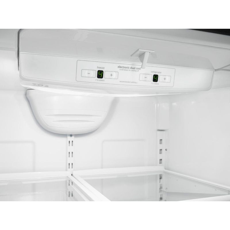 Alt View Zoom 14. Whirlpool - 21.9 Cu. Ft. Bottom-Freezer Refrigerator - Stainless steel