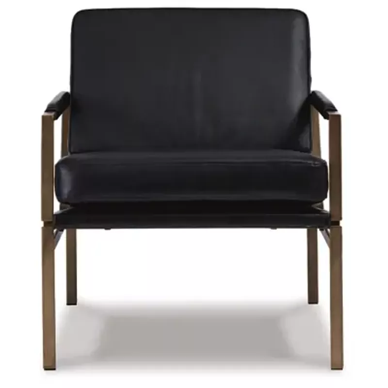 Black Puckman Accent Chair