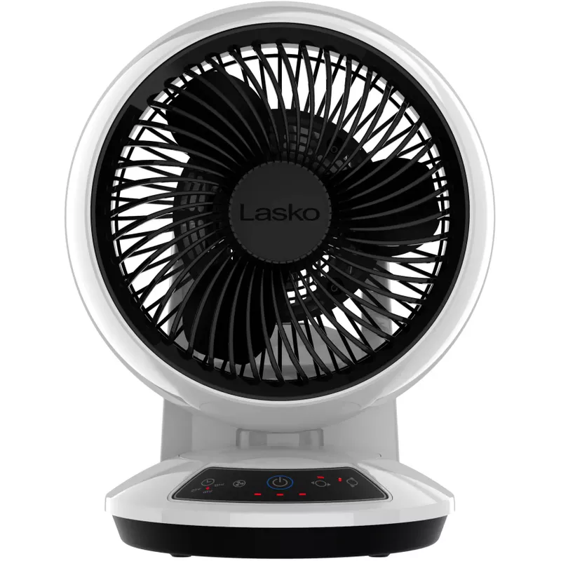 Lasko - Whirlwind Orbital Motion Air Circulator Fan with Timer and Remote Control - White