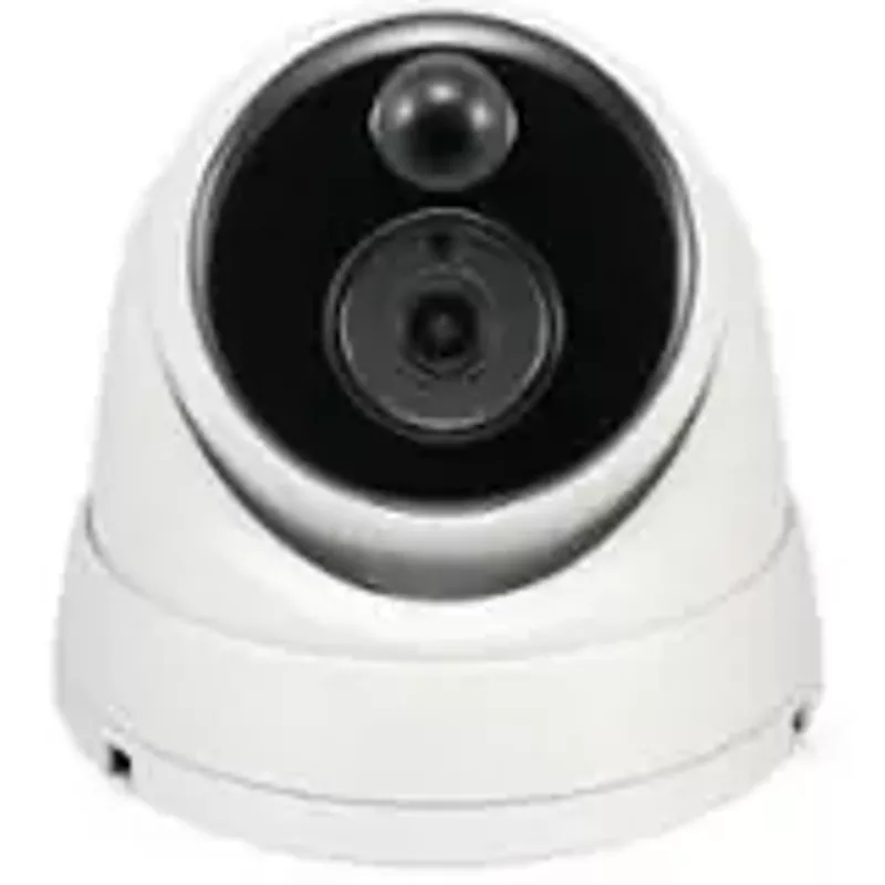 Swann 4K Ultra HD PoE Indoor/Outdoor Dome IP Home Security Camera with Heat and Motion Sensor