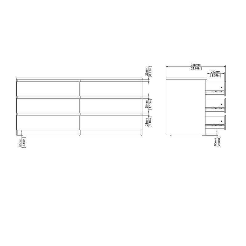 Porch & Den McKellingon 6-drawer Double Dresser - Jackson Hickory