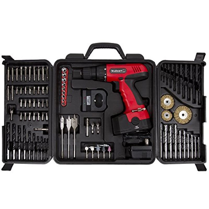 Cordless Drill Set- 89 Piece Kit, 18-Volt Power Tool with Bits, Sockets, Drivers, Battery Charger with AC Adapter, and Carrying Case by...