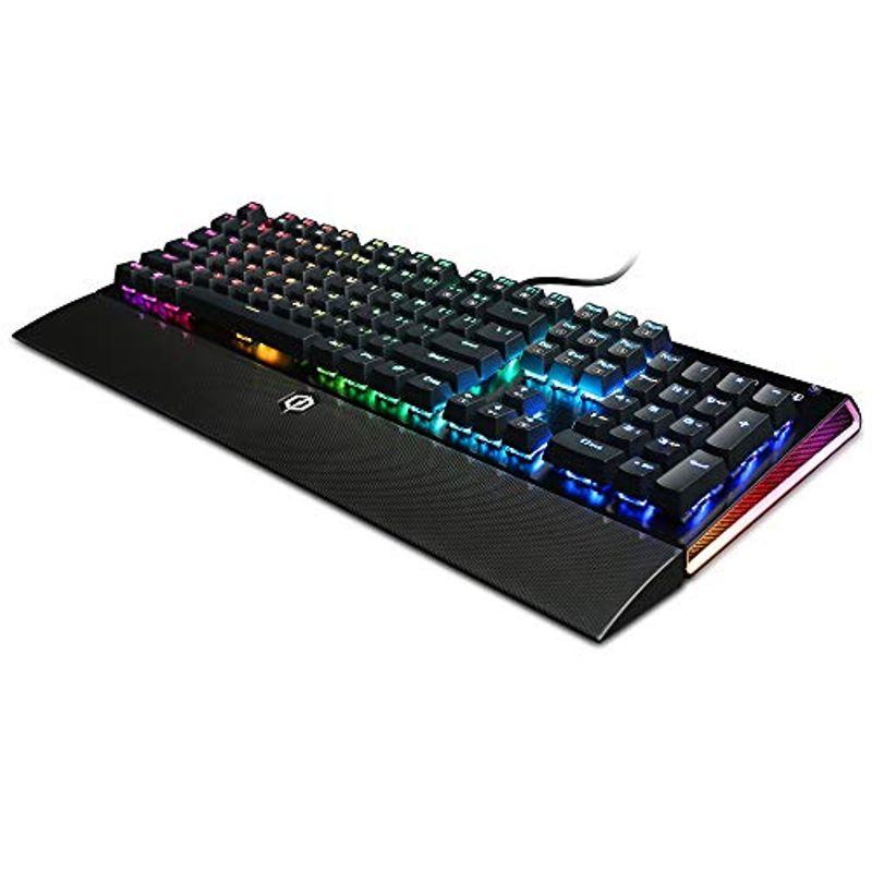 CyberPowerPC Skorpion K2 RGB Mechanical Wired Gaming Keyboard with Kontact Red (Linear) Switches, 104 Keys