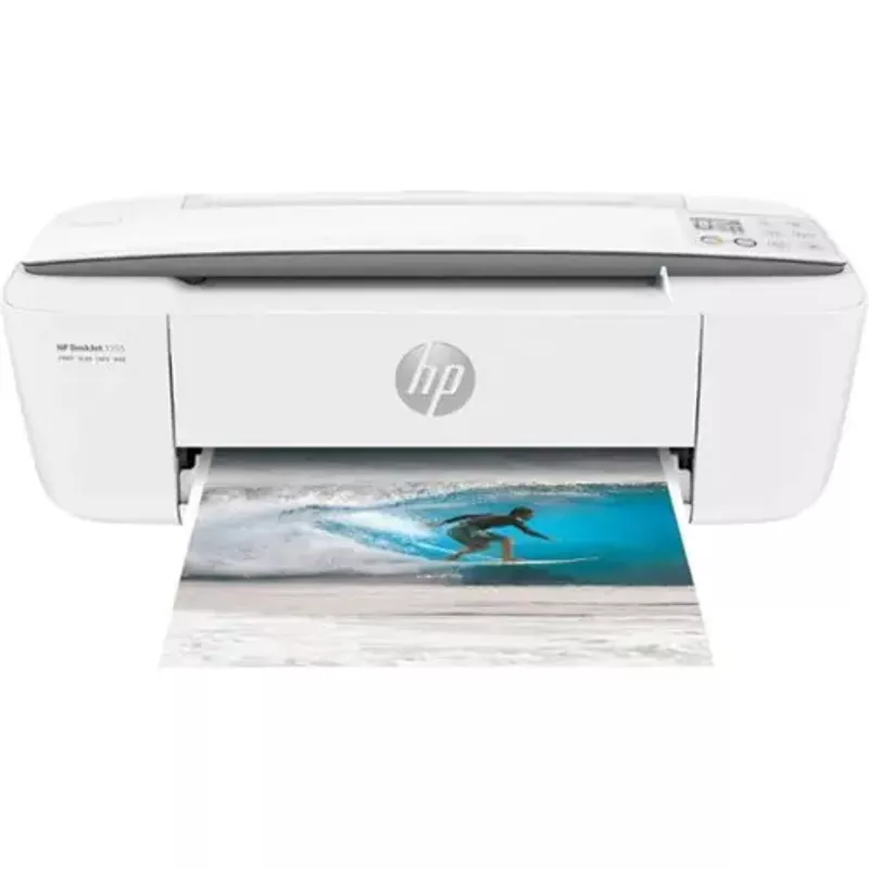 HP - DeskJet 3755 Wireless All-In-One Instant Ink Ready Inkjet Printer - Stone