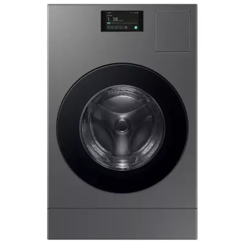 Samsung Washer And Dryer Combo Bespoke Ai 5.3 Cu. Ft. In Dark Steel Finish