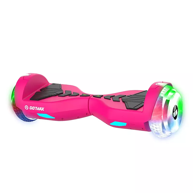 GoTrax - Surge Plus Hoverboard w/3.1 mi Max Range & w/6.2 mph Max Speed - Pink