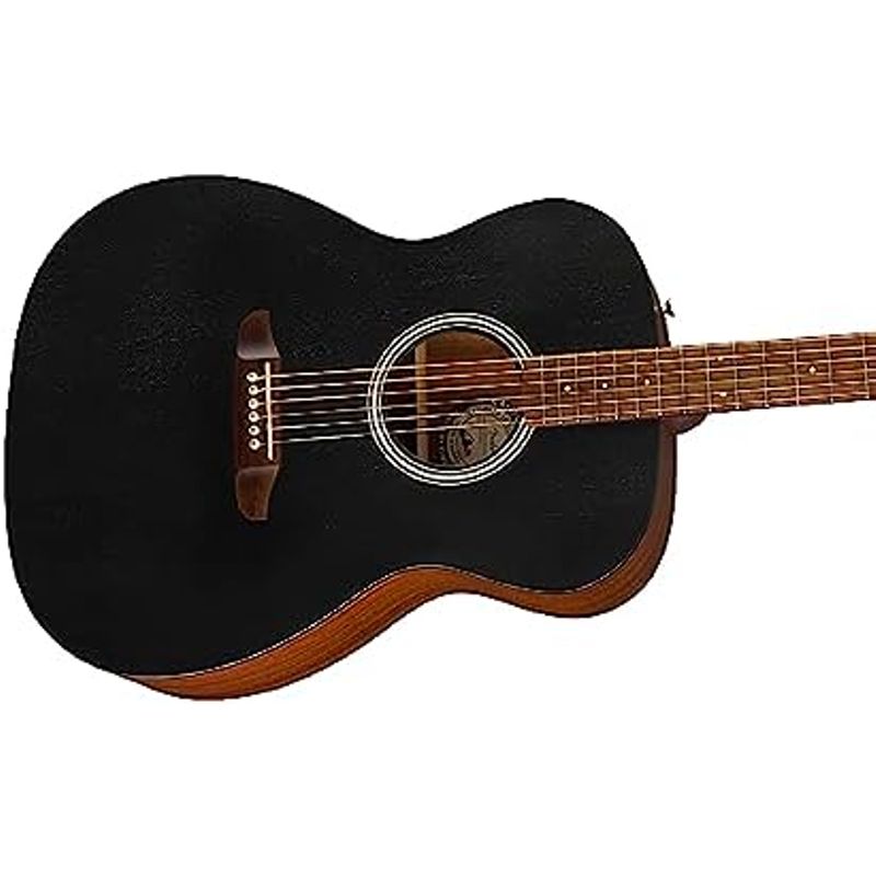 Fender 6 String Acoustic Guitar, Right-Hand, Black Top (0973052111)