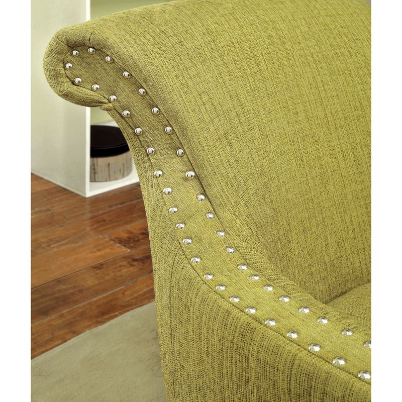 Furniture of America Romera Contemporary Accent Chair - Purple