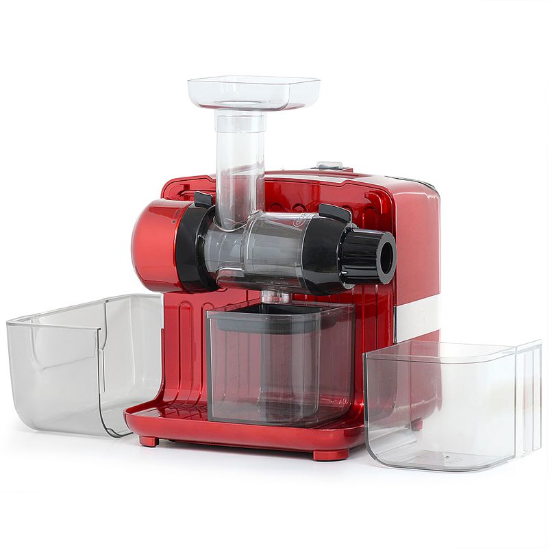 Alt View Zoom 11. Omega - Cold Press 365® Masticating Slow Juicer with OnBoard Storage, Red - Red