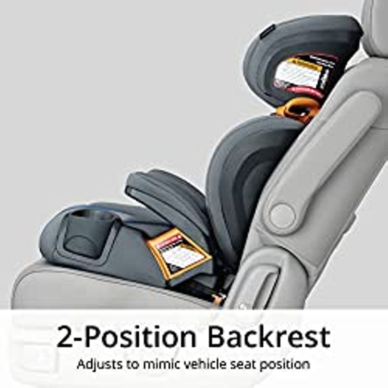 Chicco KidFit® ClearTex® Plus 2-in-1 Belt-Positioning Booster Car Seat, Backless and High Back Booster Seat, for Children Aged 4 Years...