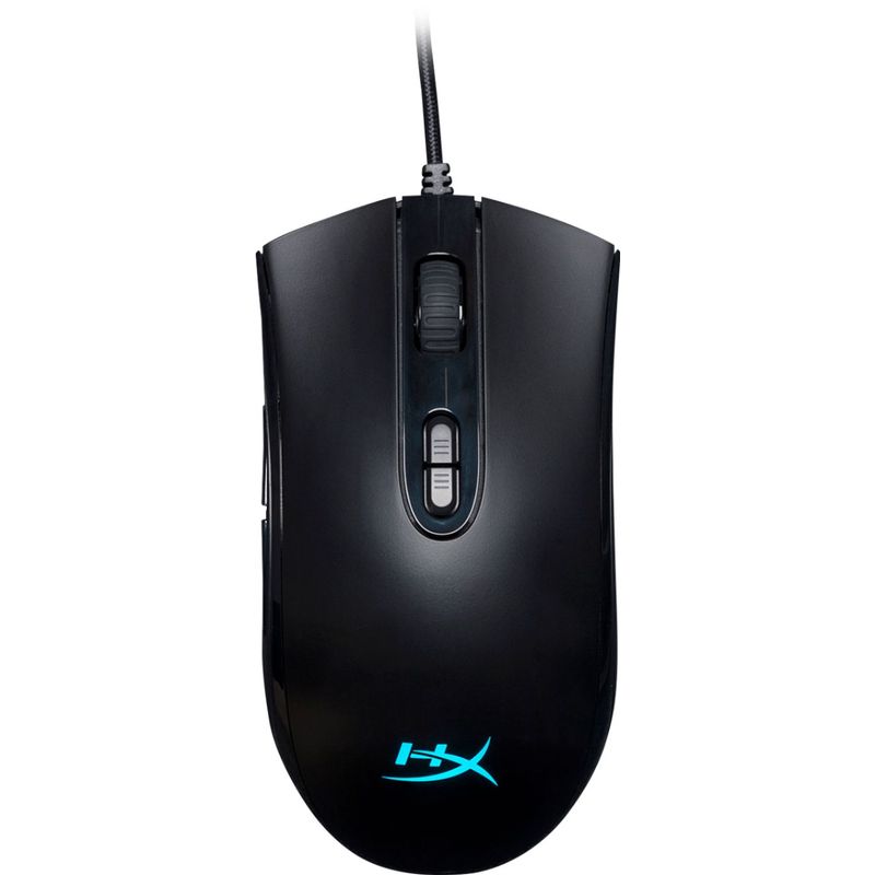 Front Zoom. HyperX - Pulsefire Core Wired Optical Gaming Mouse with RGB Lighting - Black