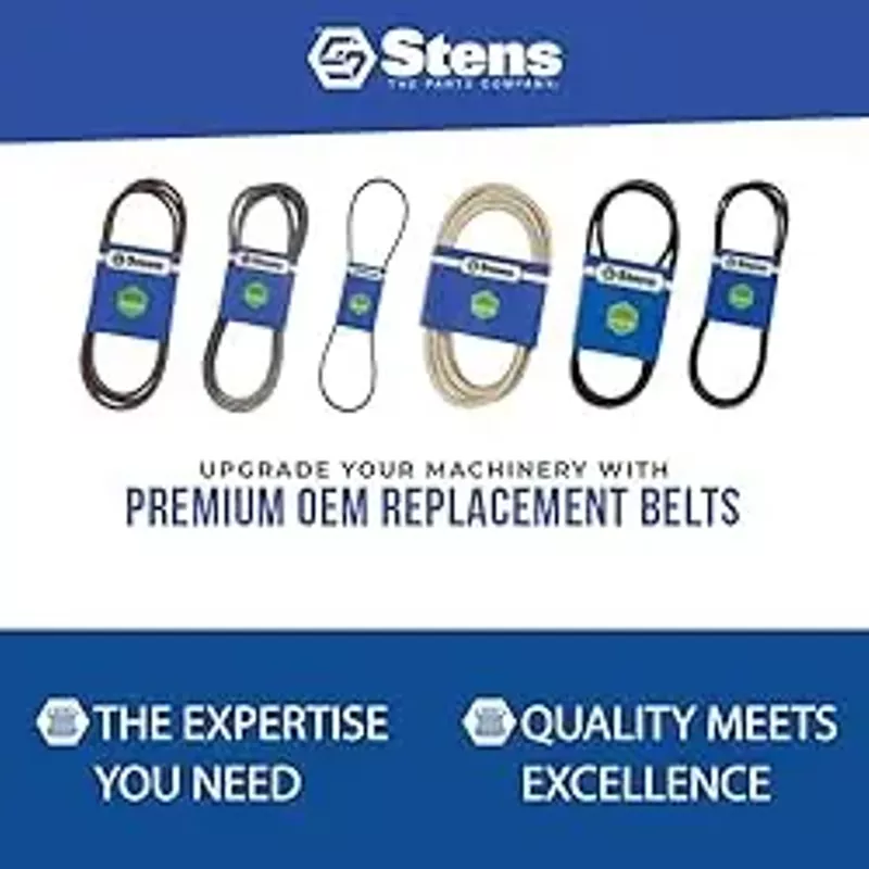 Stens 266-315 OEM Replacement Belt Compatible with/Replacement for Toro 74865, 74867, 74876, 74888, 75202 and 75212 Timecutter Zero-Turn mowers with 54" Decks 133-7076