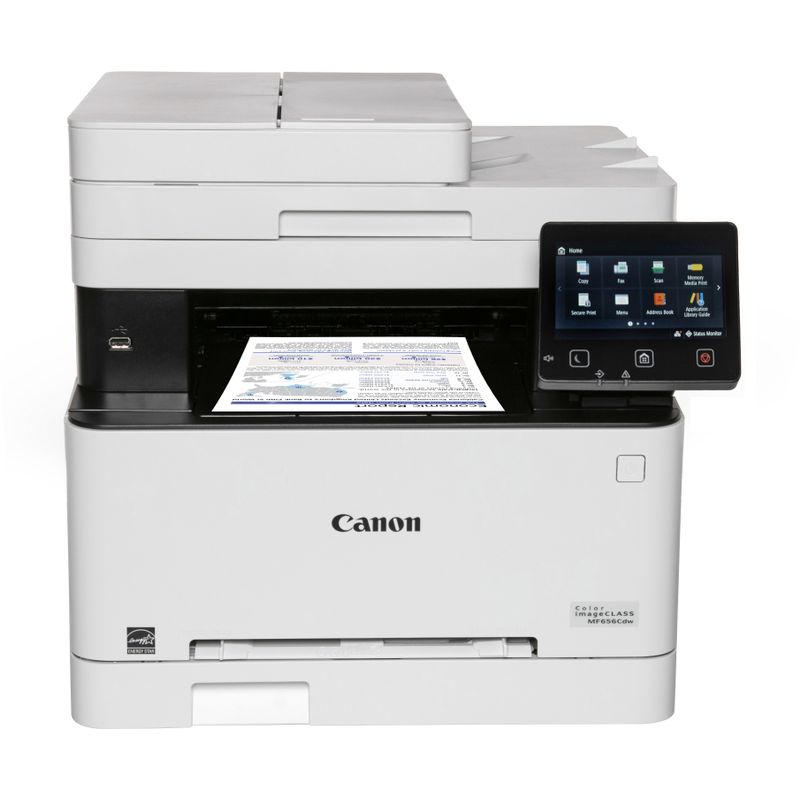 Alt View Zoom 13. Canon - imageCLASS MF656Cdw Wireless Color All-In-One Laser Printer with Fax - White