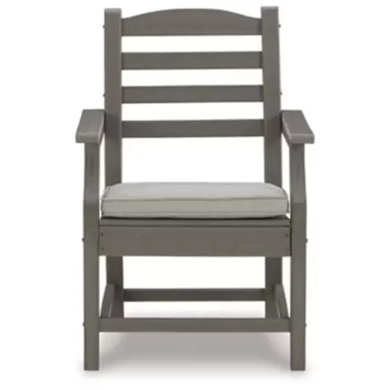 Gray Visola Arm Chair With Cushion (2/CN)