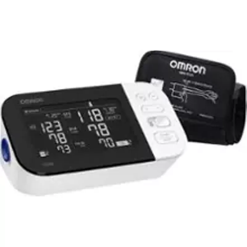 Omron - 10 Series - Wireless Upper Arm Blood Pressure Monitor - Black/White