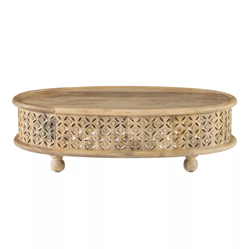 Tristan Oval Coffee Table Natural