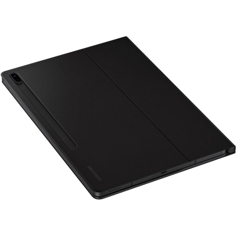 Alt View Zoom 12. Samsung - Galaxy Tab S8+, Tab S7 FE, Tab S7+ Slim Book Keyboard Cover - Mystic Black