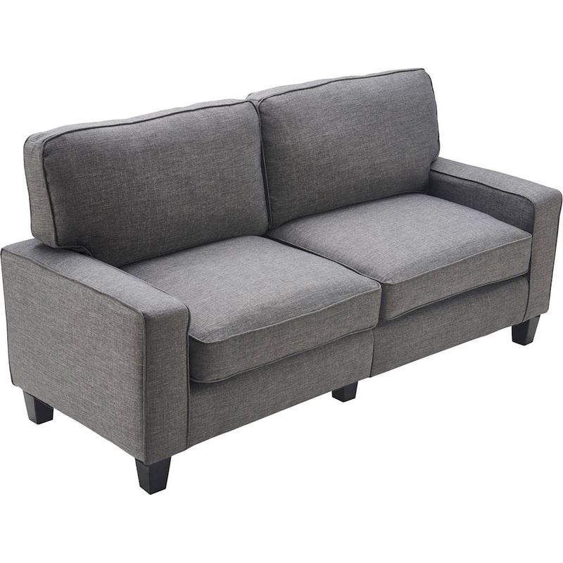 Alt View Zoom 11. Serta - Palisades Modern 3-Seat Fabric Sofa - Gray