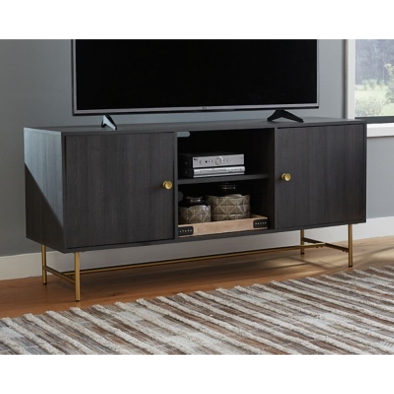 Black Yarlow Large TV Stand