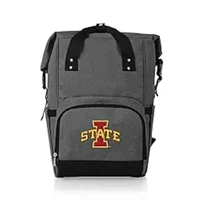 PICNIC TIME NCAA Unisex-Adult NCAA OTG Roll-Top Cooler Backpack, Hiking Backpack Cooler, Soft Cooler Bag