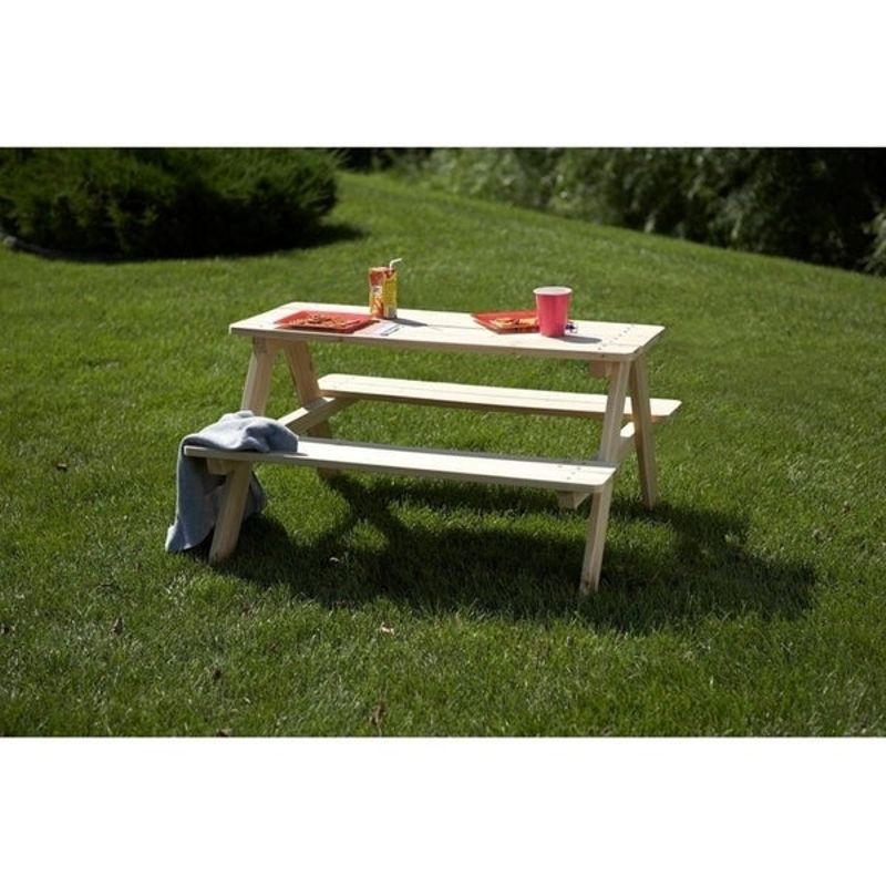 Sorrento Kids' Wood Picnic Table by Havenside Home - Brown