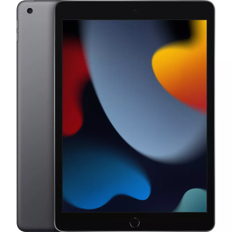 Apple 10.2-Inch iPad (9th Generation) with Wi-Fi 256GB Space Gray Black Case Bundle
