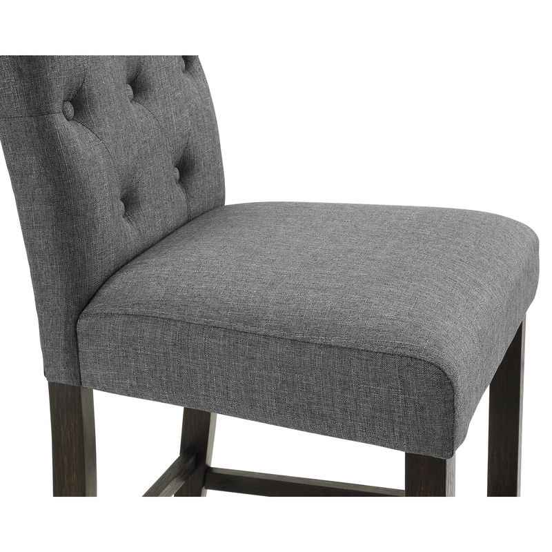 Copper Grove Solitude Tufted Armless Dining Chairs (Set of 2) - Blue