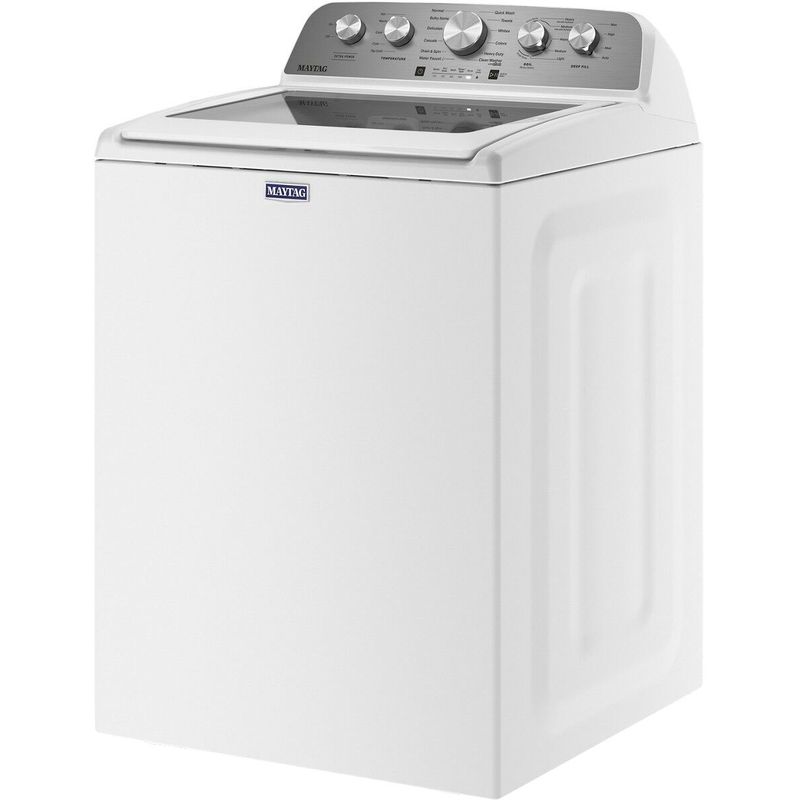 Alt View Zoom 2. Maytag - 4.8 Cu. Ft. High Efficiency Top Load Washer with Extra Power Button - White