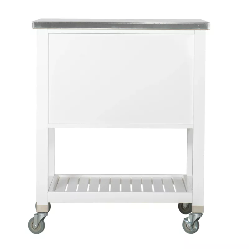 Rembert Kitchen Cart White