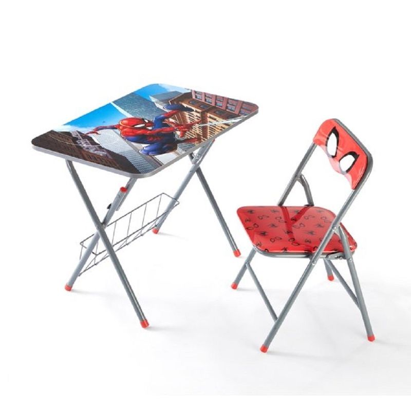 Rent to own Marvel Spiderman Folding Activity Desk And Chair Set Red