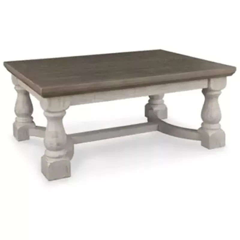 Gray/White Havalance Rectangular Cocktail Table