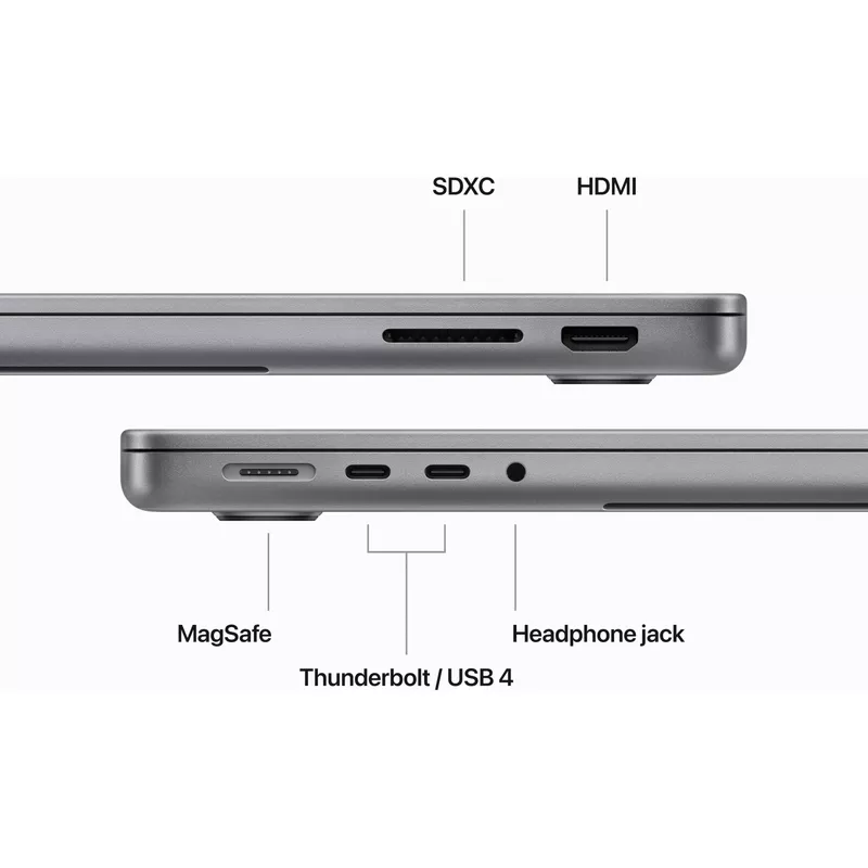 Apple - MacBook Pro 14" Laptop - M3 chip - 8GB Memory - 10-core GPU - 512GB SSD (Latest Model) - Space Gray