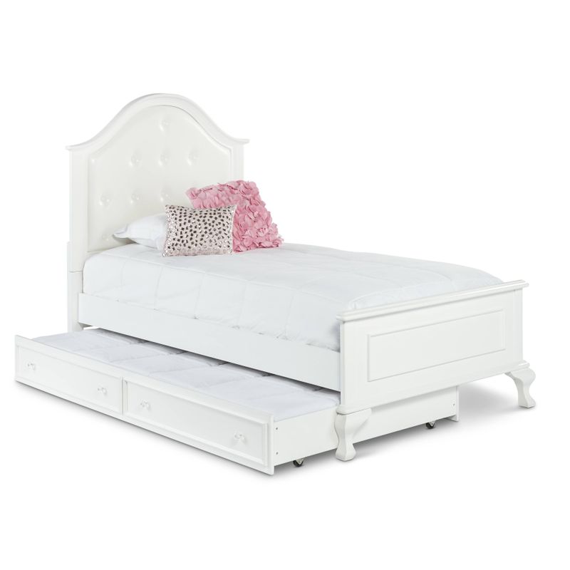 Picket House Furnishings Jenna Twin Panel w/ Trundle 5PC Bedroom Set - Twin Bed with Trundle 5 PC Set