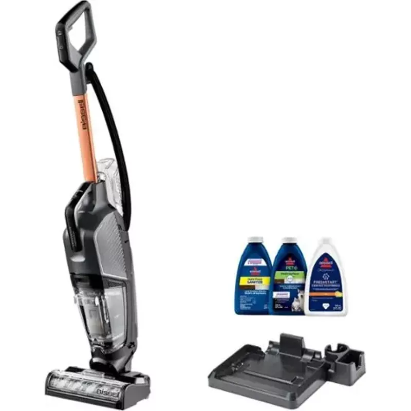 BISSELL - Crosswave Hydrosteam Corded Wet Dry Vac - Titanium/Cooper Harbor