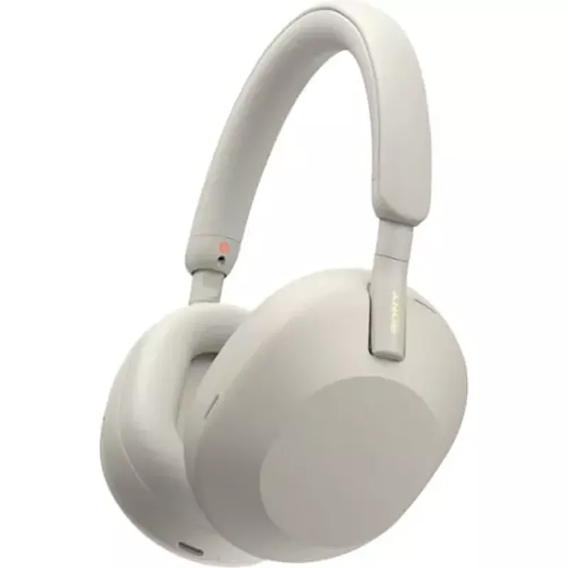 Sony - WH-1000XM5 Wireless Noise-Canceling Over-the-Ear Headphones - Silver