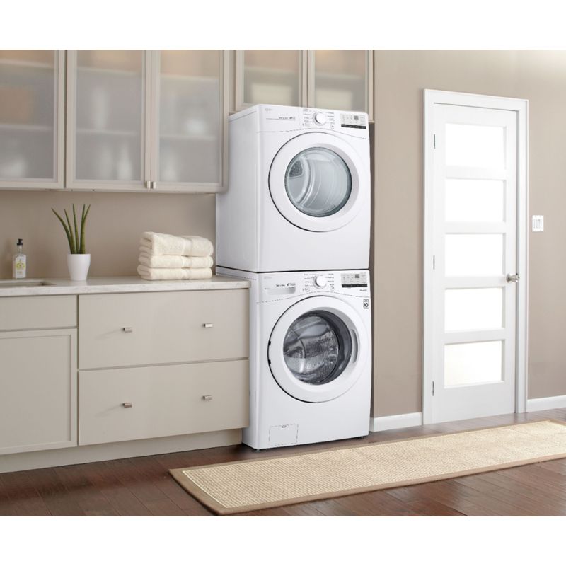 Alt View Zoom 25. LG - 4.5 Cu. Ft. High Efficiency Stackable Front-Load Washer with 6Motion Technology - White