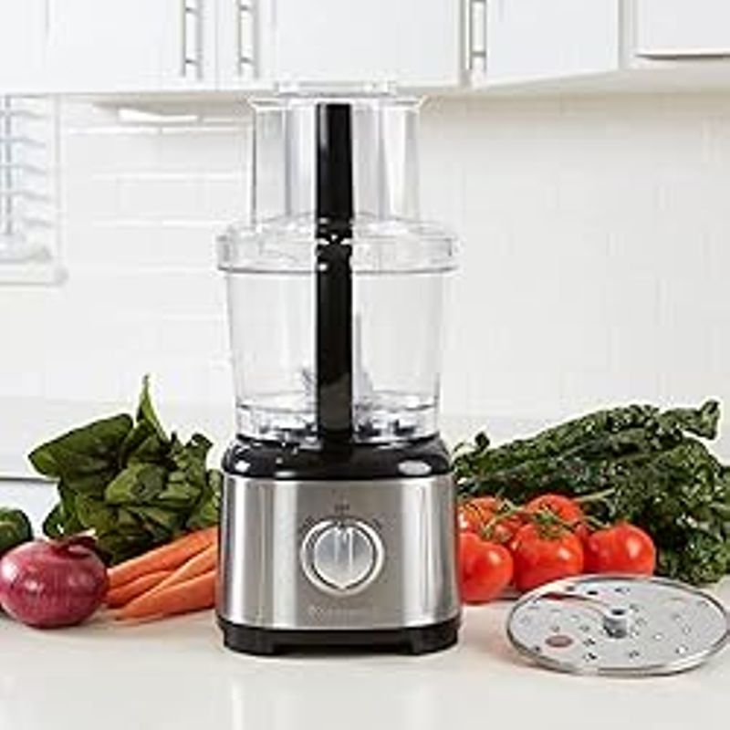 Kenmore 11-Cup Food Processor and Vegetable Chopper with Reversible Slicing/Shredding Disc, Chop, Slice, Shred, Mince, Grate, Puree,...