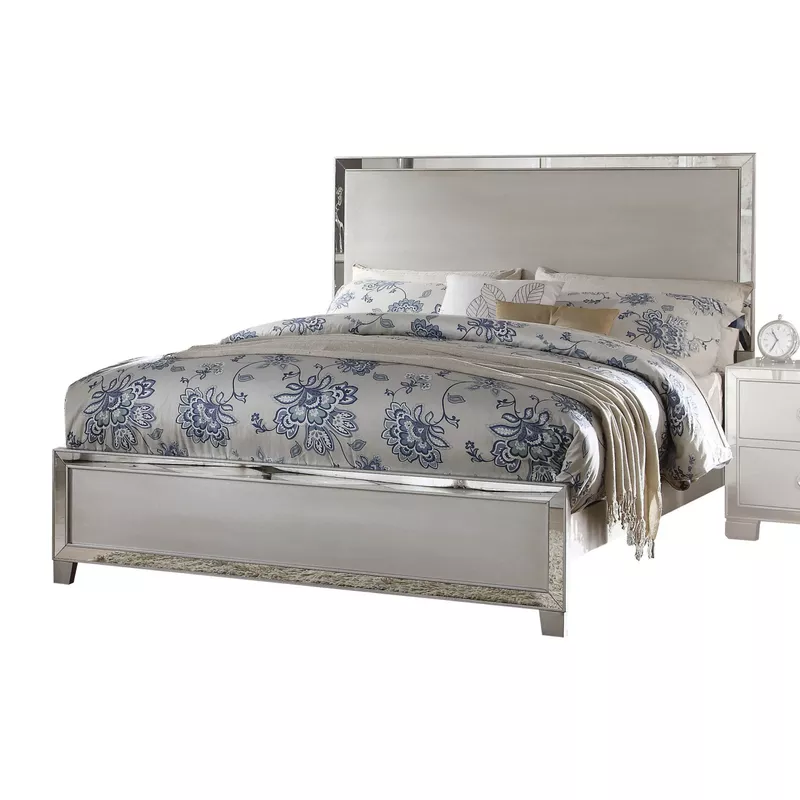 ACME Voeville II Queen Bed, Platinum