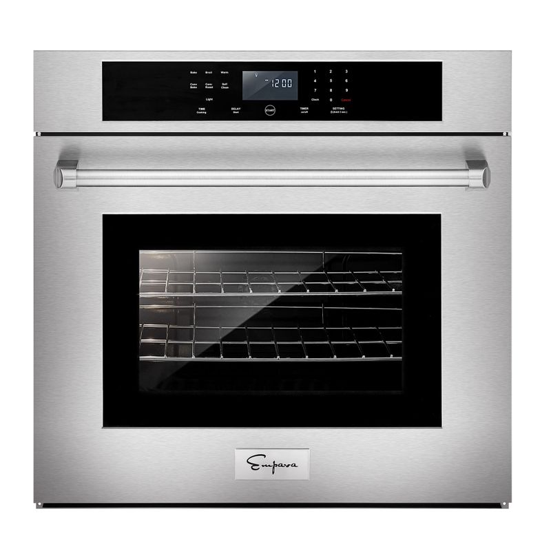 30-in Self-Cleaning Single Electric Wall Oven with Convection - Stainless Steel - Stainless Steel
