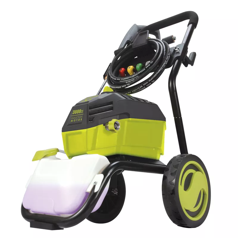 Sun Joe SPX4600 High Performance Brushless Induction Motor Electric Pressure Washer ,  3000 PSI Max ,  1.3 GPM ,  Roll Cage