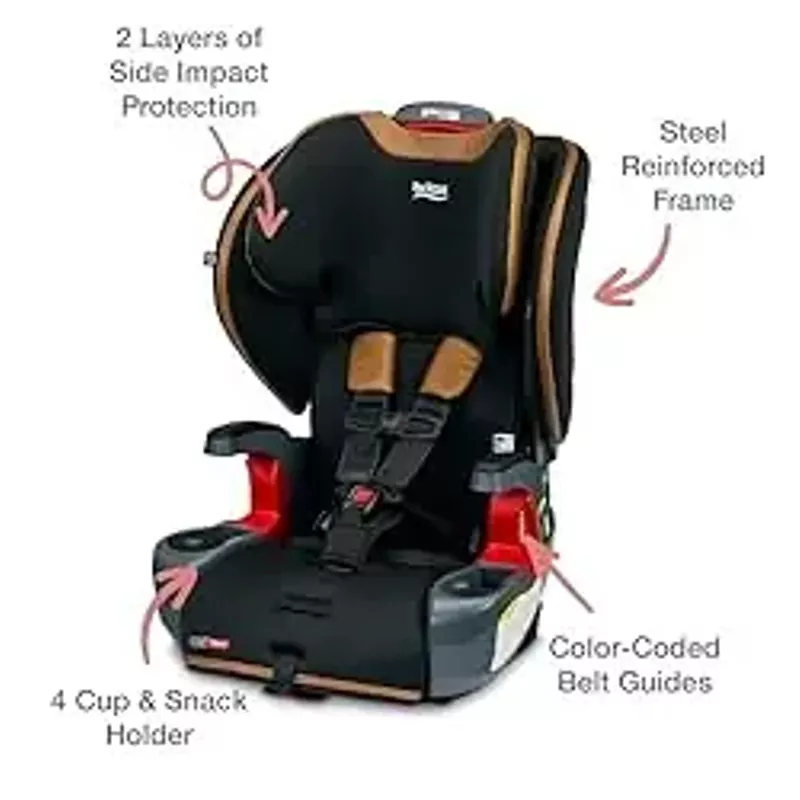 Britax Grow with You ClickTight Premium Harness-2-Booster, Ace Black