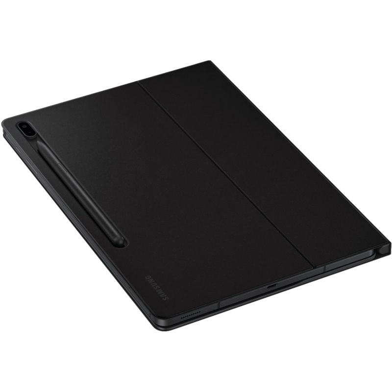 Alt View Zoom 13. Samsung - Galaxy Tab S8+, Tab S7 FE, Tab S7+ Slim Book Keyboard Cover - Mystic Black