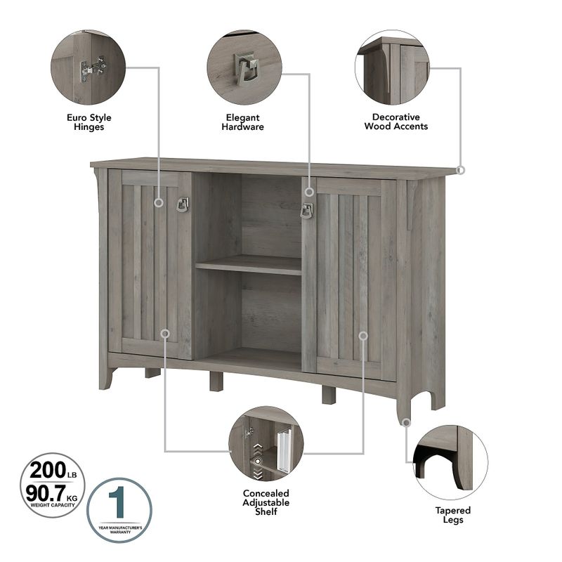 Salinas Accent Storage Cabinet by Bush Furniture - Brown