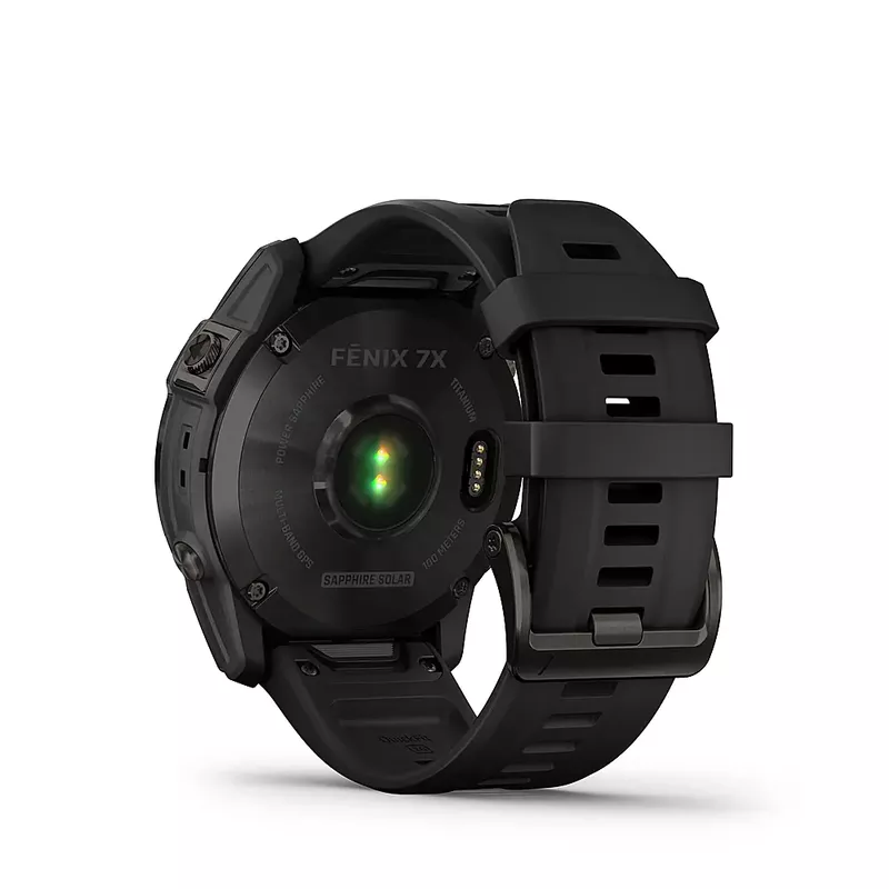 Garmin - fēnix 7X  Sapphire Solar GPS Smartwatch 51 mm Fiber-reinforced polymer - Carbon Gray DLC Titanium