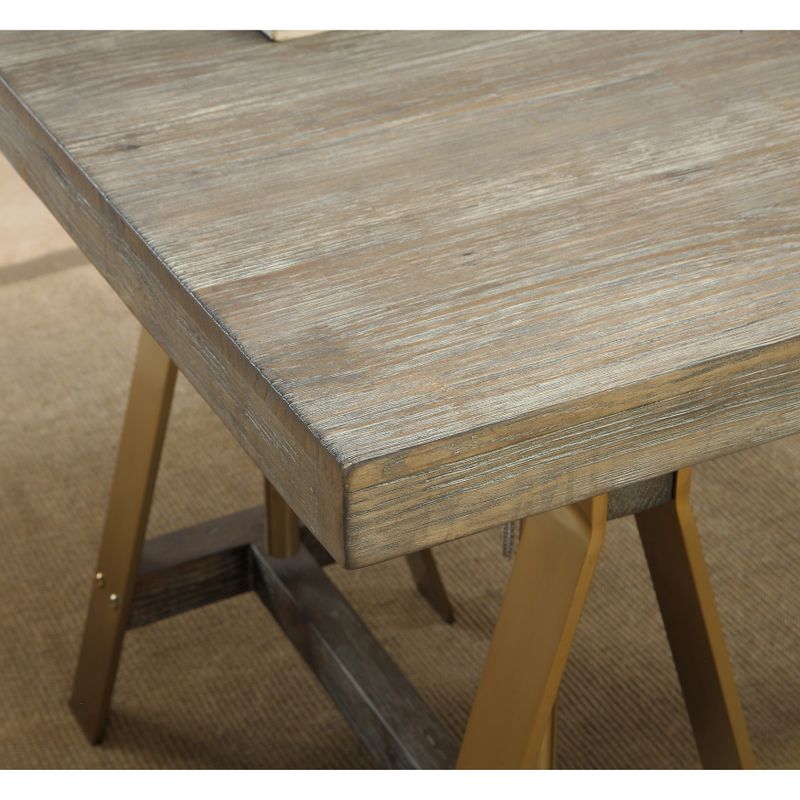 Somette Biscayne Weathered Adjustable Dining Table / Desk