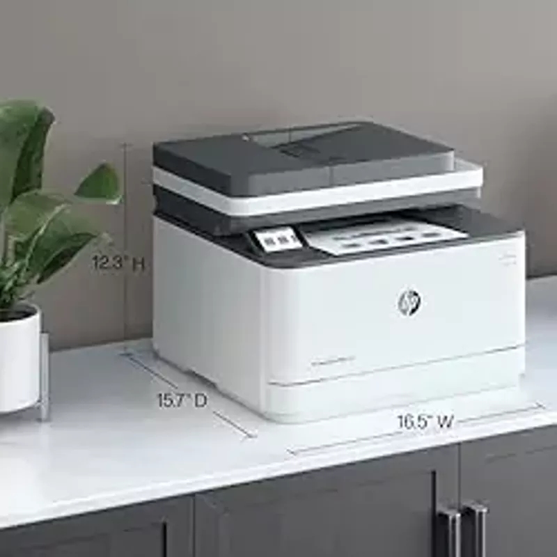 HP - LaserJet Pro MFP 3101sdw Wireless Black-and-White All-in-One Laser Printer - White