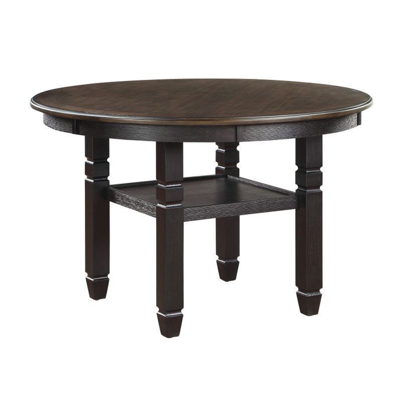 Howth Dining Table - Antique White/Brown