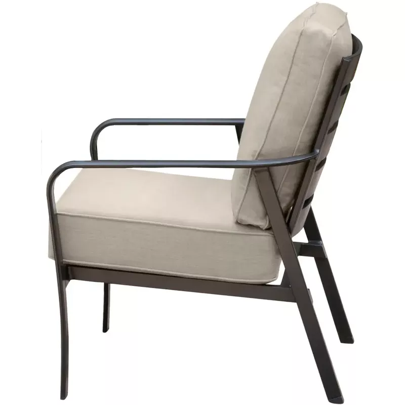 Commercial Aluminum Side Chair with Sunbrella Cushion