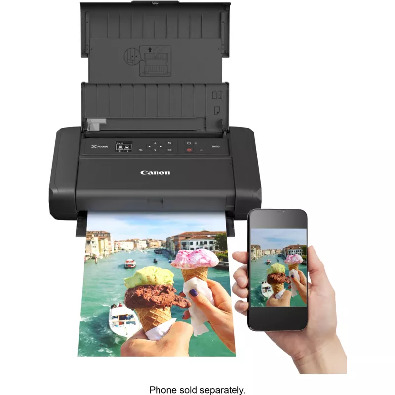 Canon - PIXMA TR150 Wireless Inkjet Printer - Black