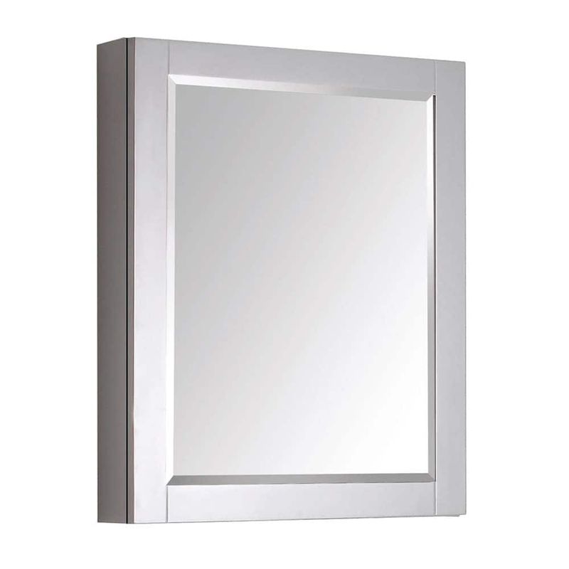 Avanity 24-inch Mirror Cabinet - 22"W x 28"H - White